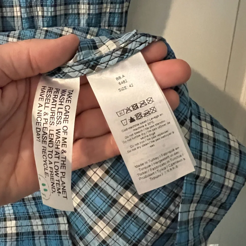 Ganni, Cotton-blend Seersucker Midi Dress, 12 - Picture 6 of 7